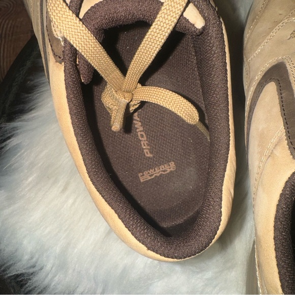 Rockport ProWalker Men’s Tan Leather Lace Up Sneakers Casual Shoes Size 10 - Picture 8 of 10